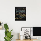 Poster Appelle-moi Chalkboard Art (Bureau à domicile)
