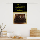 Poster Appelle-moi, et je te répondrai.Jérémie 33:3 (Cuisine)