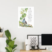 Poster Appelle-moi Inspiration de l'Écriture Coline de Ca (Bureau à domicile)
