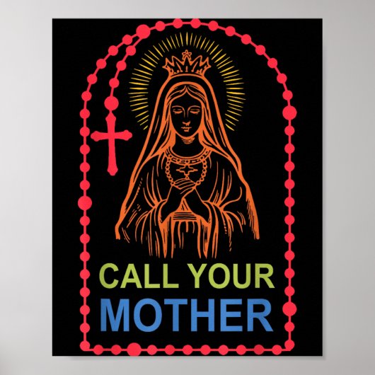 Poster Appelle ta mère (Devant)