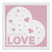 Poster Appelons-le Love. (Devant)