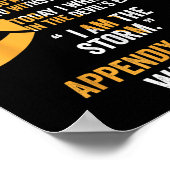 Poster Appendice Chemises T pour la sensibilisation au ca (Coin)