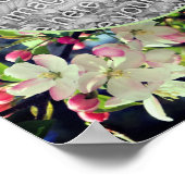 Poster Apple Blossoms Frame Créer Votre Propre Photo (Coin)