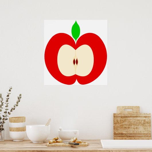 Poster Apple Core (Cuisine)