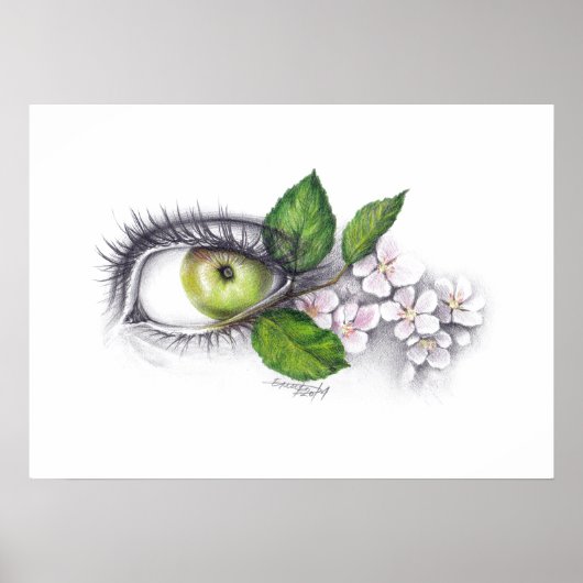 Poster Apple de mon oeil L'art du dessin surréaliste (Devant)