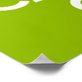 Poster Apple Green Gardez le calme et continuez (Coin)