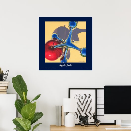 Poster Apple Jack Fine Art, 24" x 24" (Bureau à domicile)