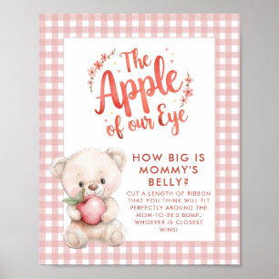 Poster Apple of Eye How Big Moms Belly Jeu Baby shower