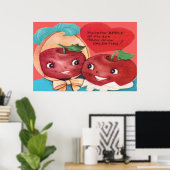 Poster Apple Of My Eye Heart Valentine (Bureau à domicile)