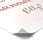 Poster Apple of Our Eye How Big is Mommy's Belly sign (Coin)