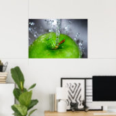 Poster Apple Splash (Bureau à domicile)