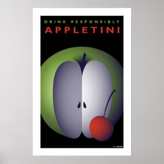 Poster Appletini (Petite affiche)