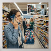 Poster Application de navigation accessible (Devant)