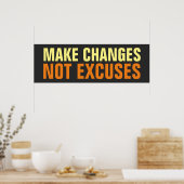Poster Apporter des modifications qui n'excèdent pas l'in (Cuisine)
