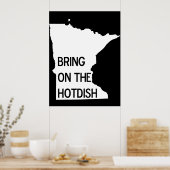 Poster Apportez l'affiche Hotdish Funny Minnesota (Cuisine)