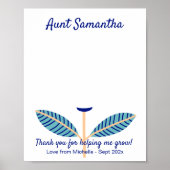 Poster Appréciation de la tante do-it-yourself Modèle d'a (Devant)