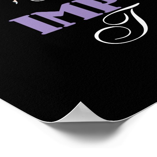 Poster Appréciation de l'enseignant de ballet - Citation (Coin)