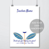 Poster Appréciation de l'enseignant do-it-yourself Modèle