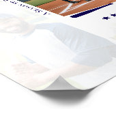 Poster Appréciation de l'entraîneur Photo Collage Signatu (Coin)