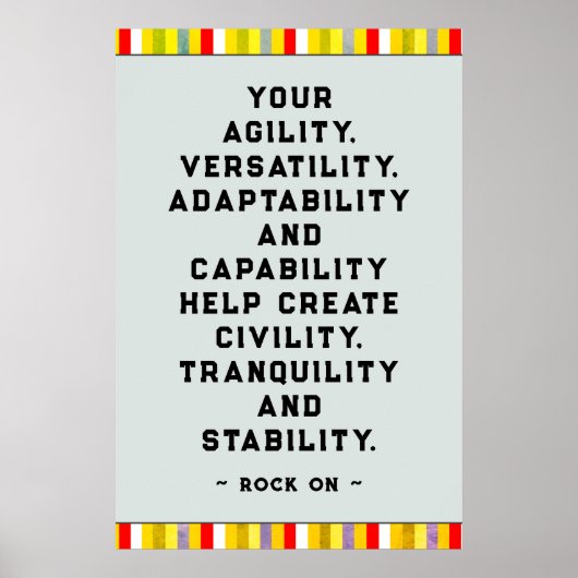 Poster Appréciation des employés (Devant)