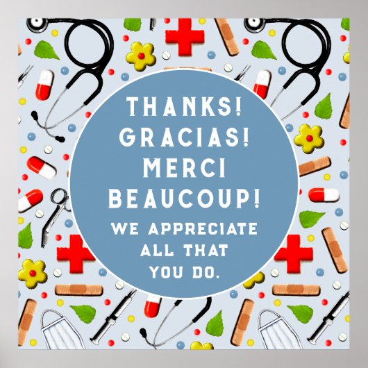 Poster Appréciation des infirmières (Devant)