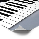 Poster Appréciation musicale et talent personnalisent (Coin)