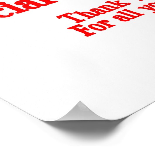 Poster Appréciation pour l'éducation spéciale (Coin)