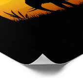 Poster Apprécier la nature et les éléphants (Coin)