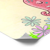 Poster Appréciez Les Petites Choses Fleurs D'Odeurs D'Élé (Coin)