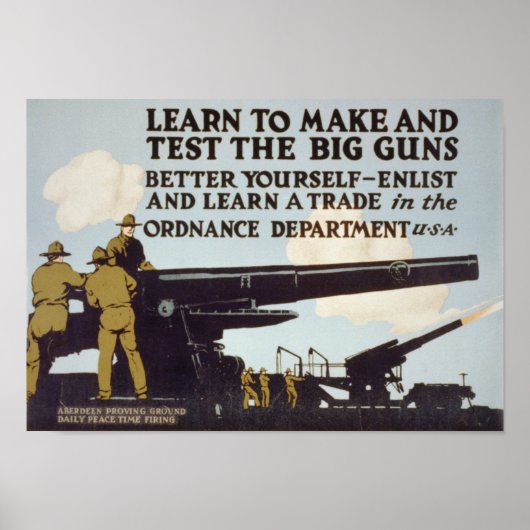 Poster Apprendre à fabriquer et à tester les gros fusils (Devant)