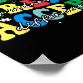 Poster Apprendre À Faire Accepter L'Autisme Accepter Les  (Coin)