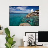 Poster Apprendre À La Plongée Sous-Marine, Cozumel Mexiqu (Bureau à domicile)