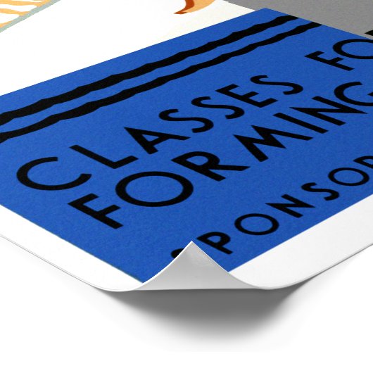 Poster Apprendre À Nager (Coin)