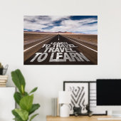 Poster Apprendre À Voyager Voyage Pour Apprendre (Bureau à domicile)
