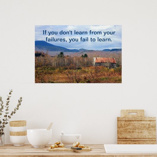 Poster Apprendre des échecs (Cuisine)