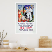 Poster Apprendre et voir quelque chose dans la Marine (US (Cuisine)