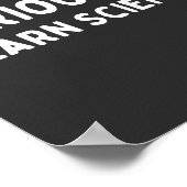 Poster Apprendre la science (Coin)