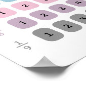 Poster Apprendre les fractions (Coin)