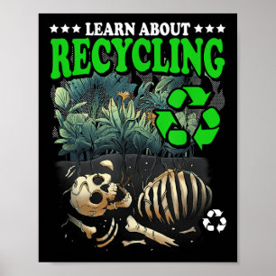 Poster Apprendre sur le recyclage Jour de la Terre Protec