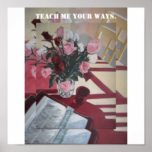Poster Apprends-moi tes manières. (Devant)