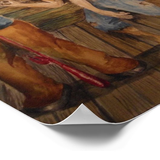 Poster Apprenez-Moi À Pêcher (Coin)