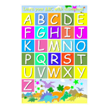 Apprenez votre ABC avec des lettres de lecture de 