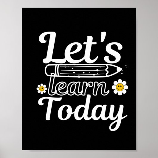 Poster Apprenons aujourd'hui enseignant (Devant)