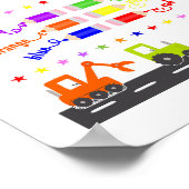 Poster Apprentissage personnalisé de petits garçons (Coin)