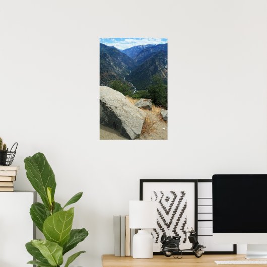 Poster Approche de Kings Canyon (Bureau à domicile)