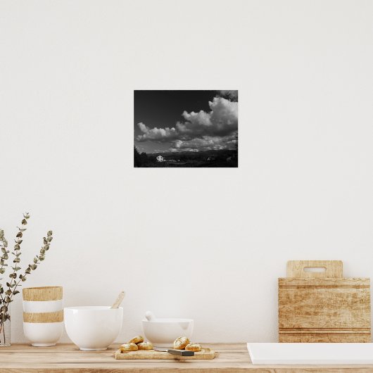 Poster Approche nuageuse (Cuisine)