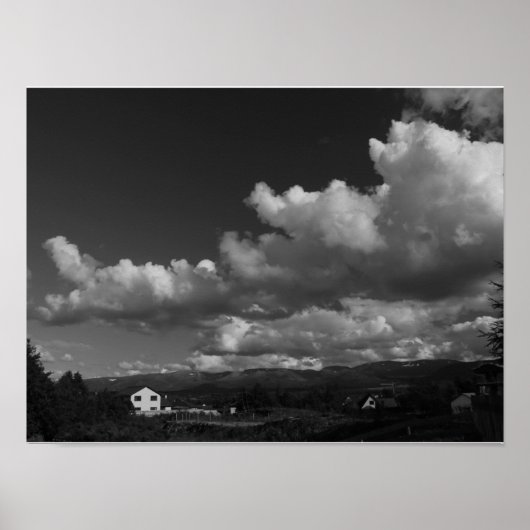 Poster Approche nuageuse (Devant)