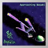 Poster "Approcher Wasabi" par Jason T. Reimche (Devant)