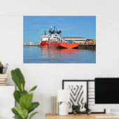 Poster Approvisionnement Navires Energy Lord Et Durga Dev (Bureau à domicile)