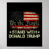 Poster Appuyer Donald Trump Pro Trump American (Devant)